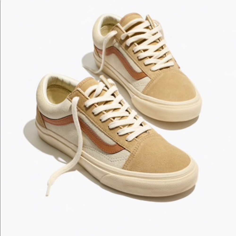 MADEWELL X VANS old skool camel low tops